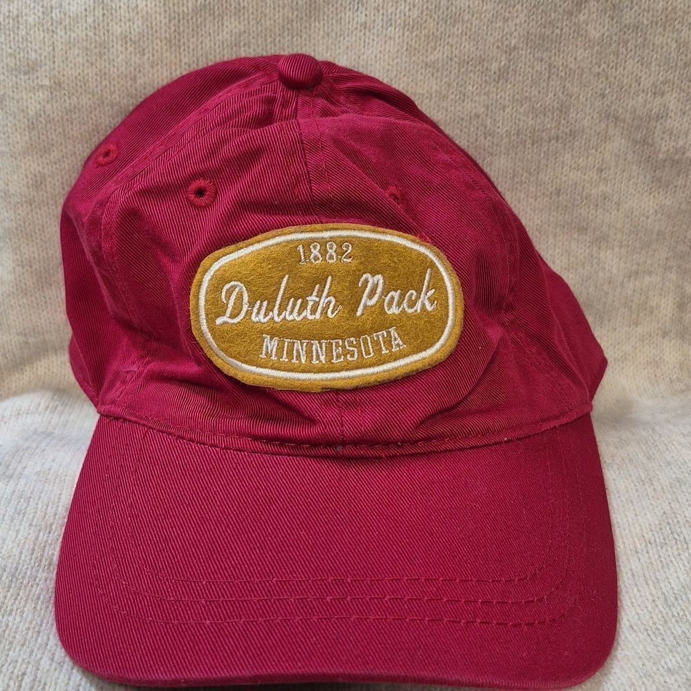 Duluth Pack Minnesota 1882 Dark Red Sliderback Hat - NWOT
